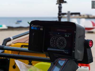 ...un ecoscandaglio con sistema gps...